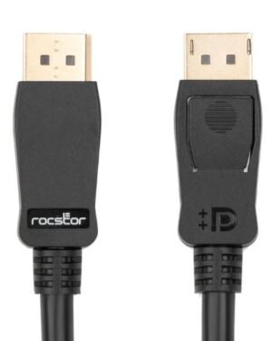 Rocstor DisplayPort 1.4 Video Cable– HBR3 HDR, Super UHD – Gold Plated { Best Price In India }- Distributor