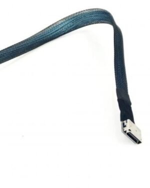 Micro SATA Cables OCuLink SFF-8611 Right Angle Male to OCuLink SFF-8611 Female Straight { Best Price In India } -Distributor