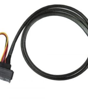 Micro SATA Cables ‌PCIe Gen 4 OCulink (SFF-8611) to U.3 (SFF-8639) Cable 100cm { Best Price In India } -Distributor