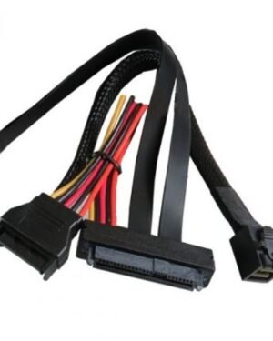 Micro SATA Cables ‌‌‌‌‌‌U.3 Female (SFF-8639) to Mini SAS HD (SFF-8643) { Best Price In India } -Distributor