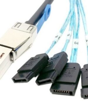 Micro SATA Cables External Mini SAS HD SFF-8644 to 4 X SATA Cable 1 Meter { Best Price In India } -Distributor
