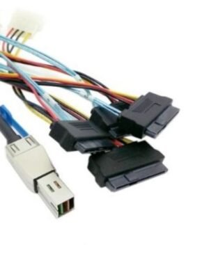 Micro SATA Cables External Mini SAS HD SFF-8644 to 4 x 29-Pin SAS SFF-8482 Cable 1 Meter { Best Price In India } -Distributor