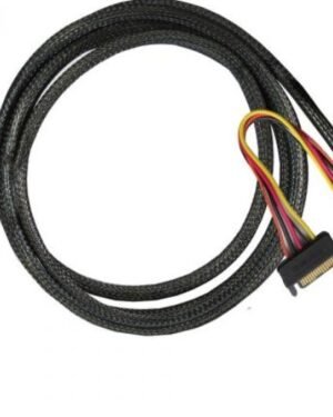 Micro SATA Cables PCIe Gen 4 OCulink (SFF-8611) to U.2 (SFF-8639) Cable 150cm { Best Price In India } -Distributor