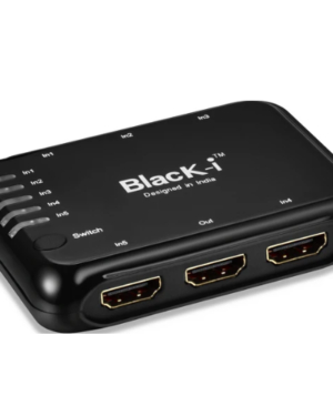 Black-i HDMI 5 Input 1 Output Switcher Dealer/Best Price in India