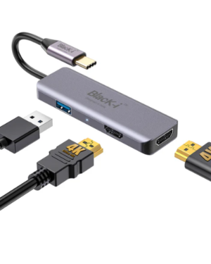 Black-i USB-C to Dual HDMI 4K with 1 USB 3.0 Port Dealer/Best Price in India