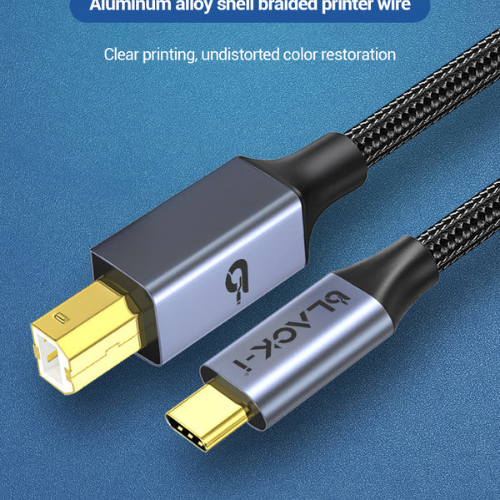 Black-i USB-C to Printer Cable 1.8 Meter Dealer/Best Price in India