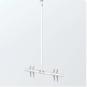 CTA DIGITAL Dual Screen Side by Side Ceiling Mount Pole SKU: ADD-DSCMS- (Best Price in India)