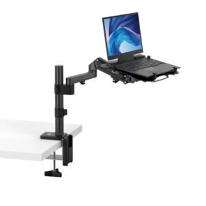 CTA DIGITAL Articulating Desk Mount Clamp for Laptops with Built-In Cooling Fan SKU: LT-DMCGCF- (Best Price in India)